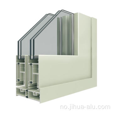 Tilpasset aluminiumslegering isolert oppgradering av skyvedørprofil